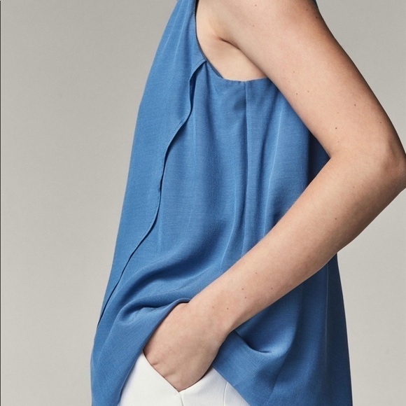 MOSSIMO Dutti Purple Double Layered Top NWT Size S - Picture 1 of 13